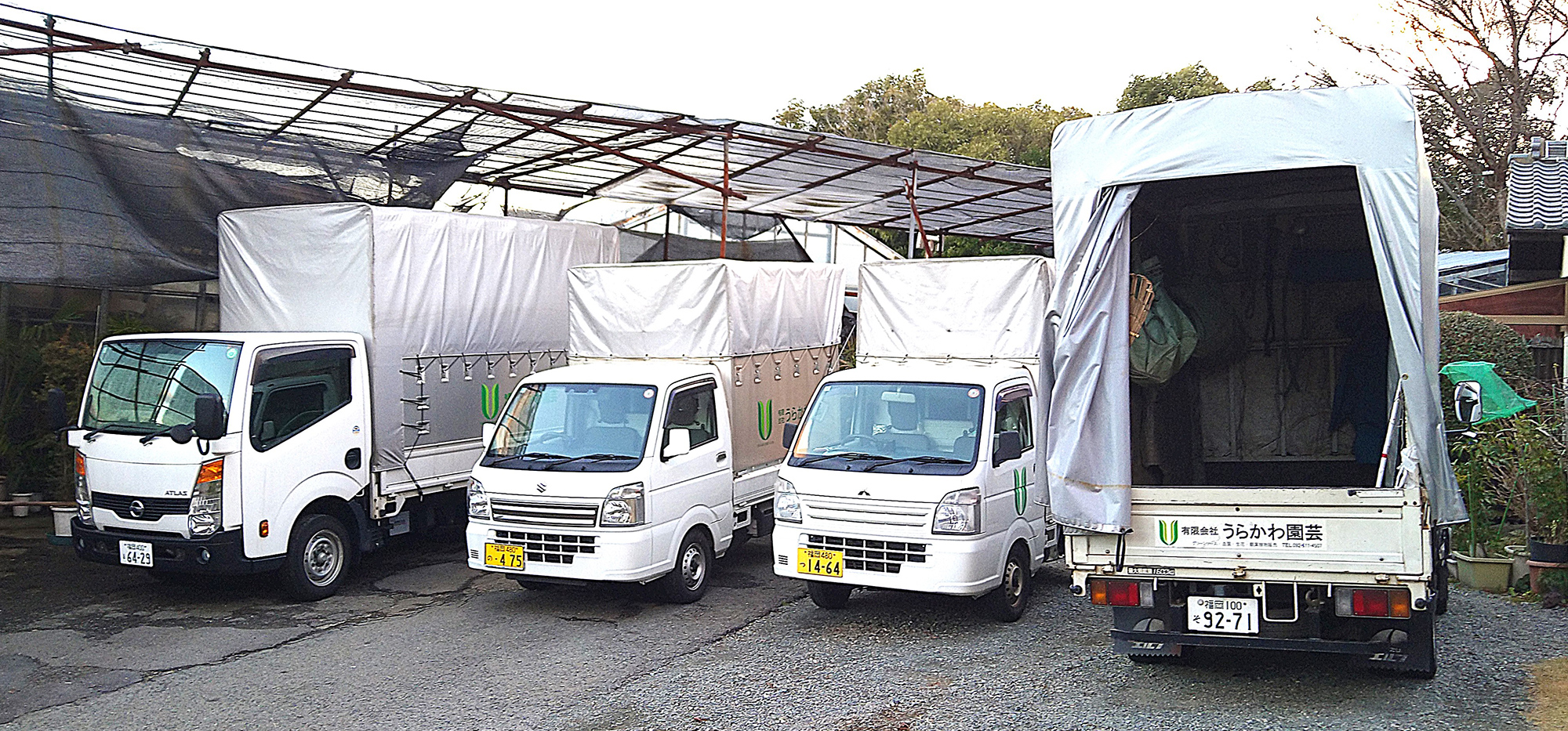 うらかわ園芸の車